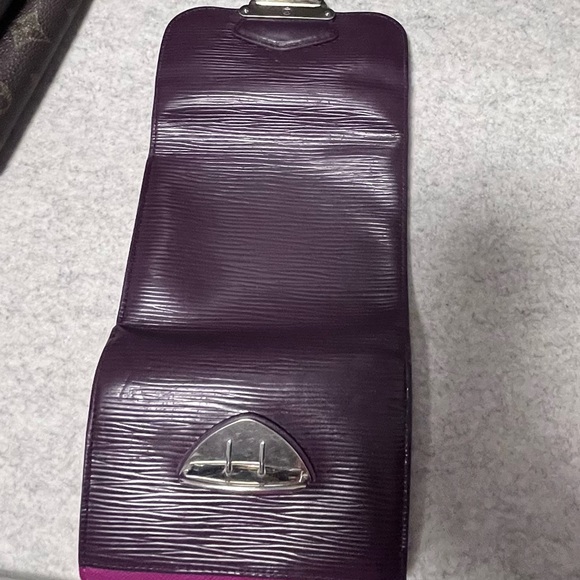 LV Epi Purple Trifold Wallet - Picture 2 of 9